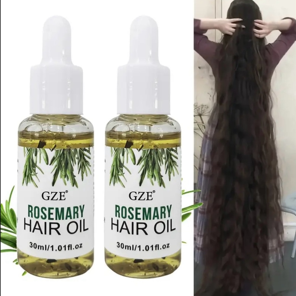 NEW - 
2 Pack GZE Rosemary Oil For All Hair Type & Texture